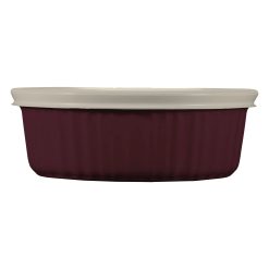 24-ounce Baking Dish with Lid, Cabernet