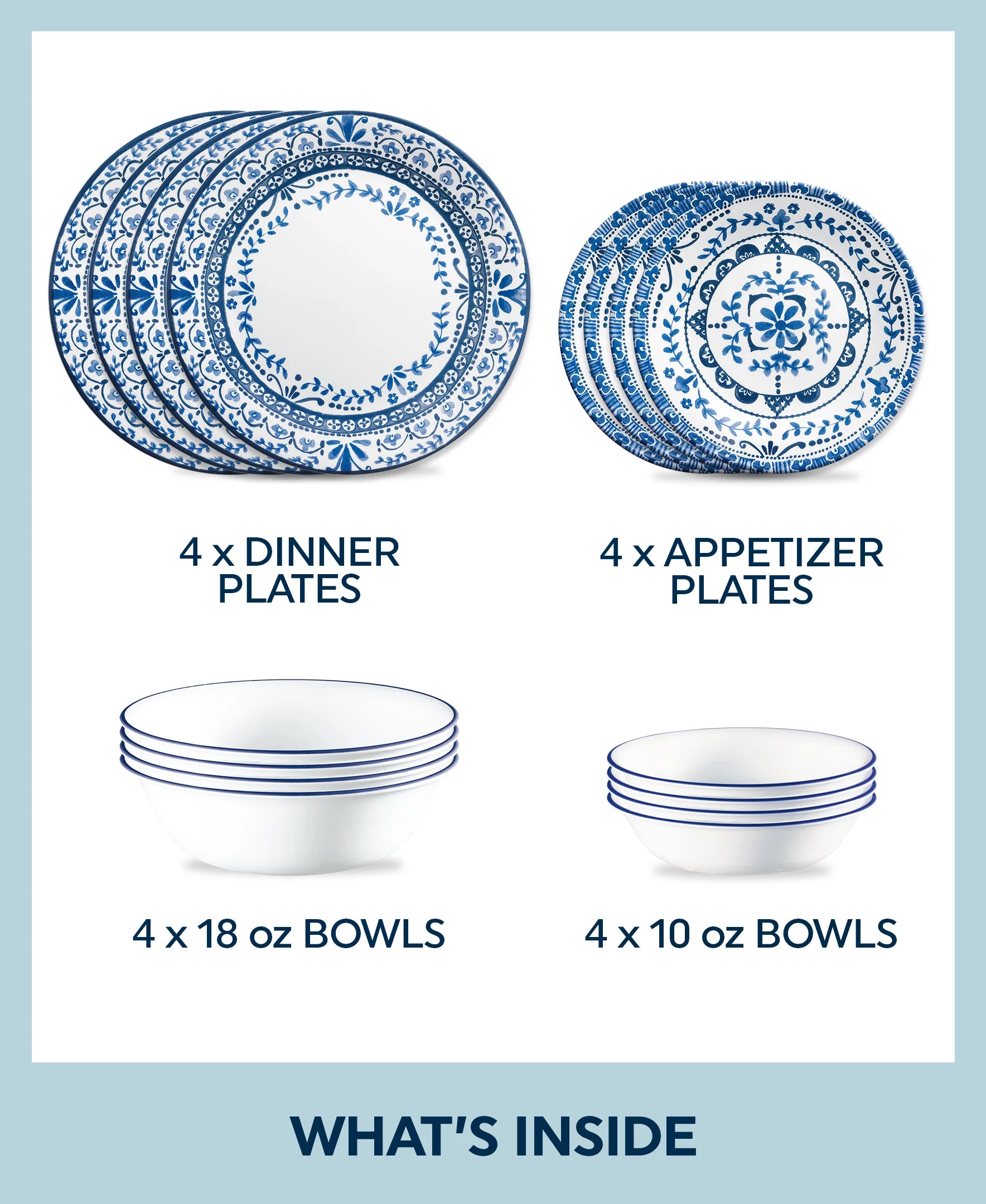 Portofino 16-piece Dinnerware Set, Service for 4 - Image 2