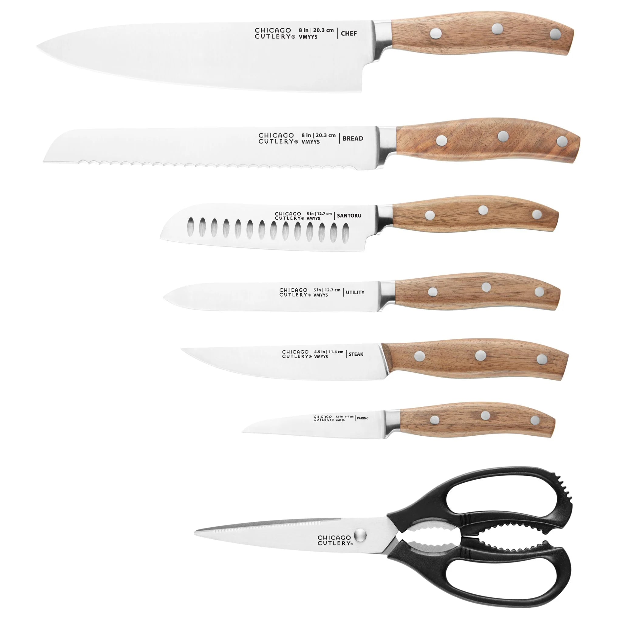 Signature Edge Walnut 13-piece Knife Block Set - Image 4