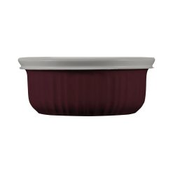 16-ounce Baking Dish with Lid, Cabernet