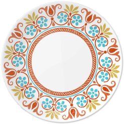 Global Collection Terracotta Dreams 10.25” Dinner Plates, 4-pack