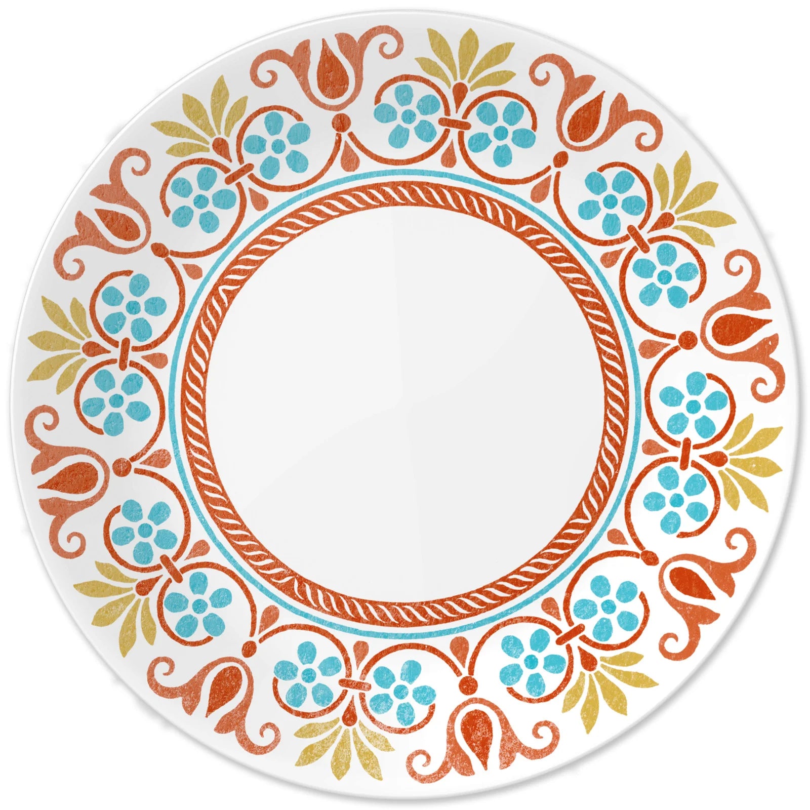 Global Collection Terracotta Dreams 10.25” Dinner Plates, 4-pack