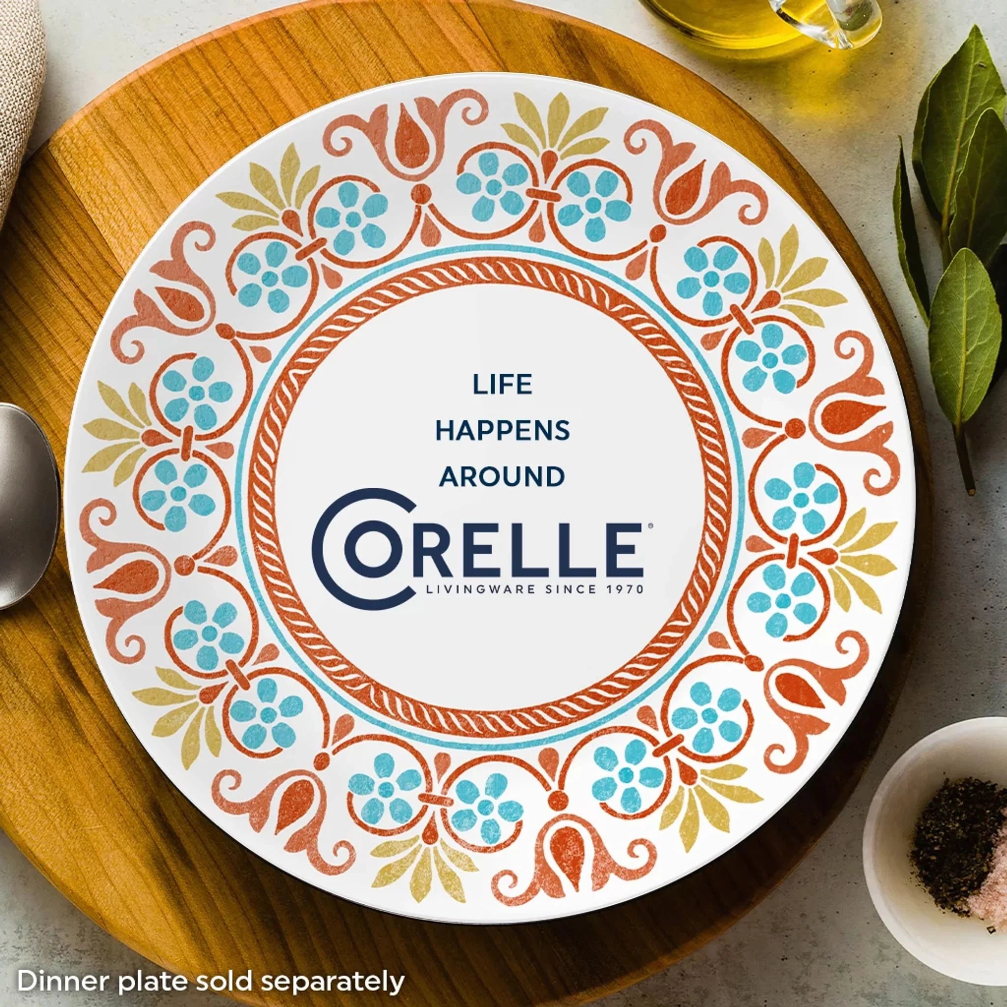 Global Collection Terracotta Dreams 8.5 Salad Plate - Image 5