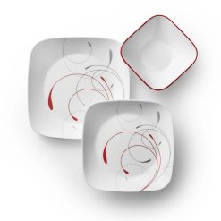 Alternative view of Square Splendor 18-piece Dinnerware Set, Service for 6