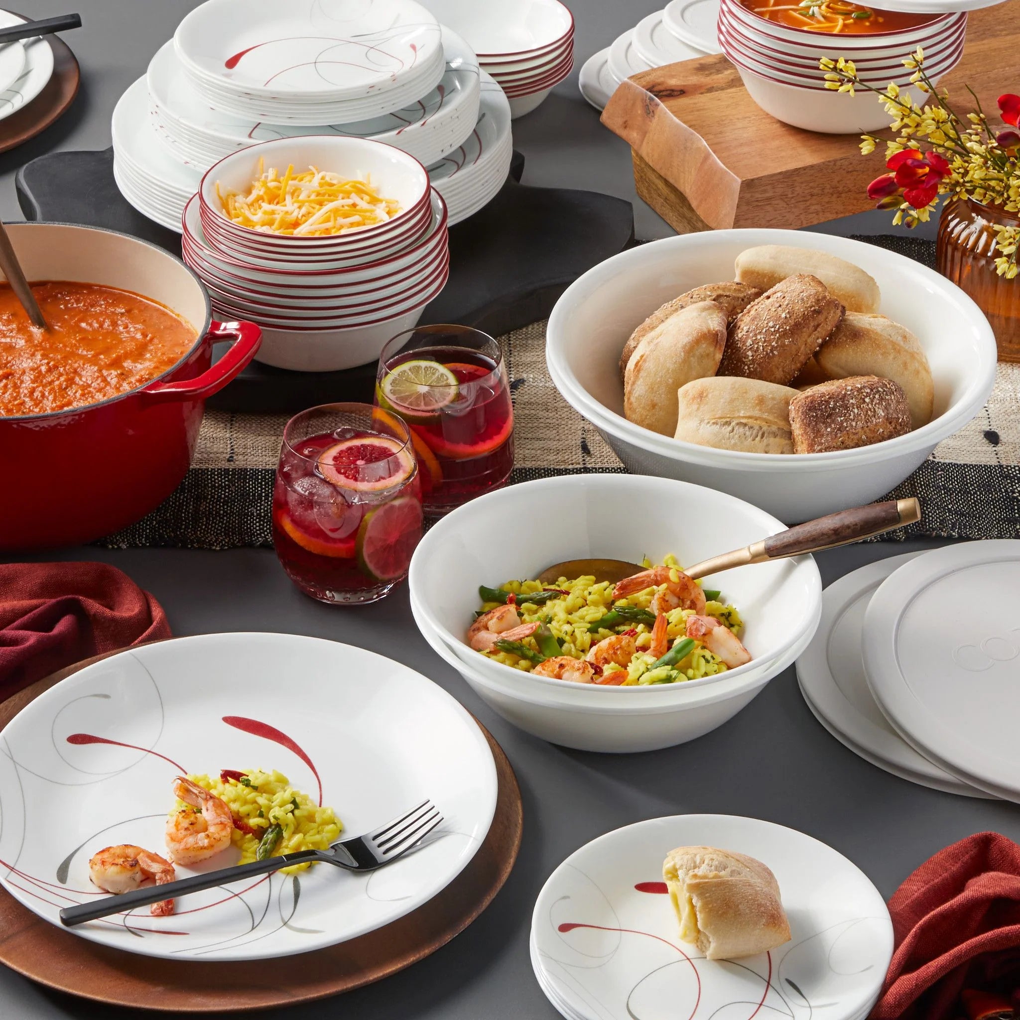 Classic Splendor 78-piece Dinnerware Set, Service for 12 - Image 3