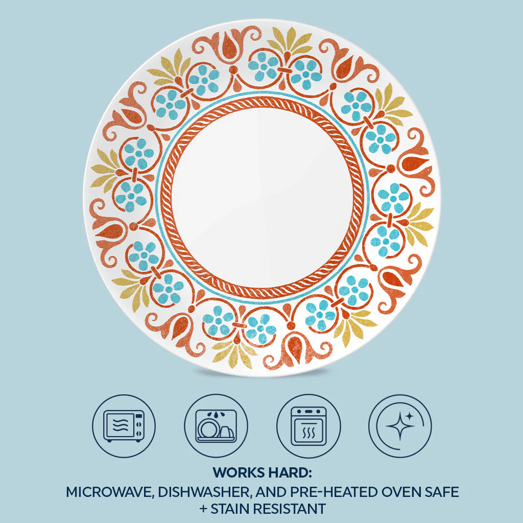 Global Collection Terracotta Dreams 10.25” Dinner Plates, 4-pack - Image 7