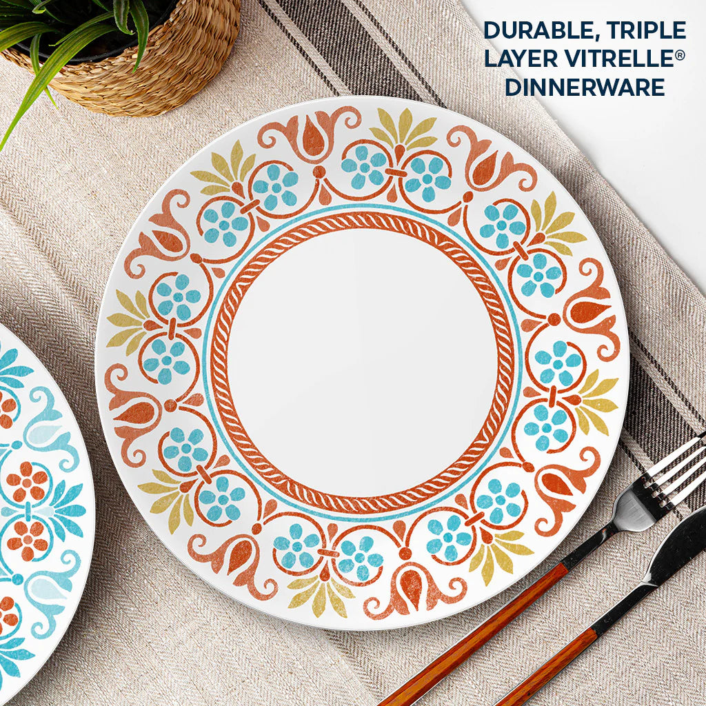 Global Collection Terracotta Dreams 10.25” Dinner Plates, 4-pack - Image 4