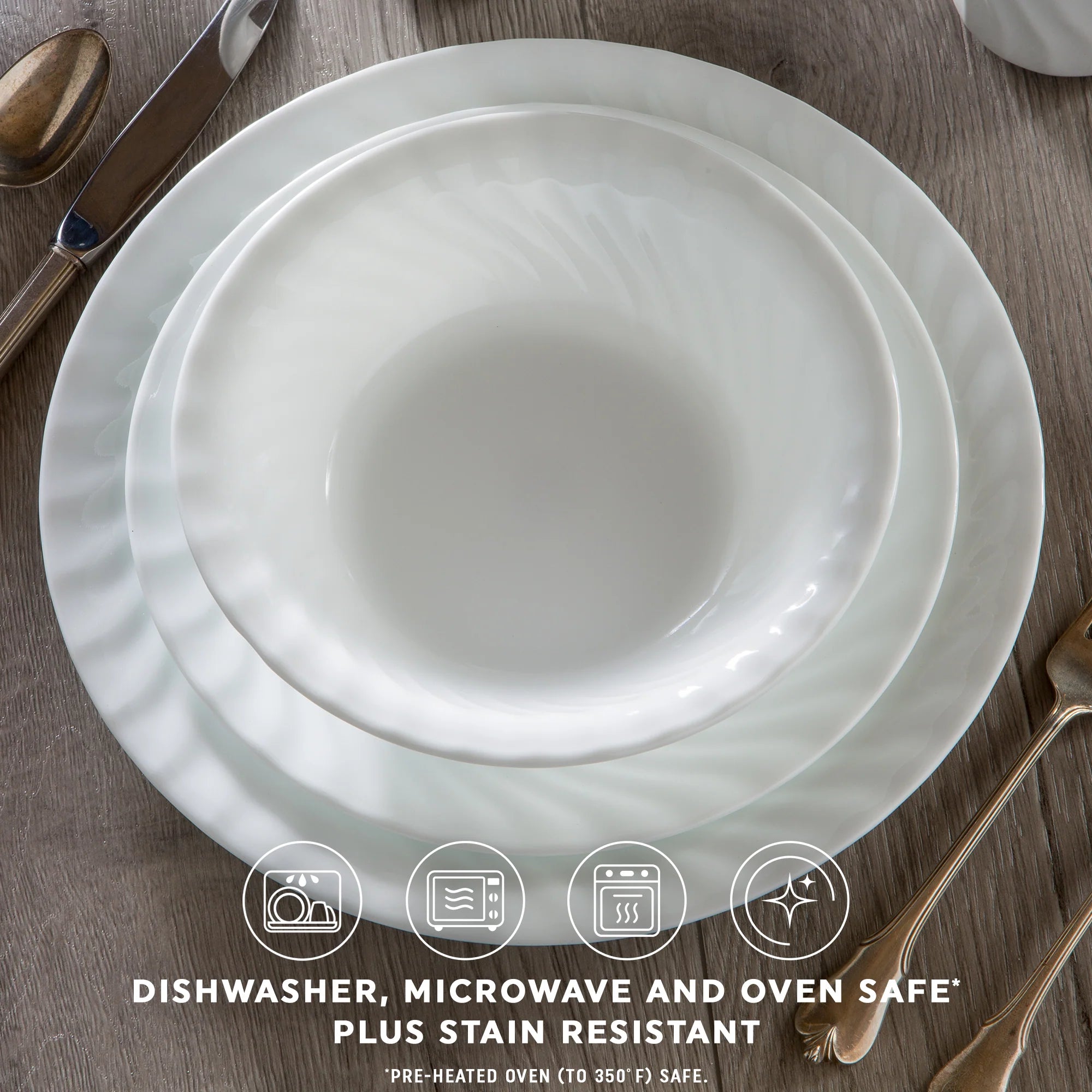 Enhancements 12-piece Dinnerware Set, Service for 4 - Image 3