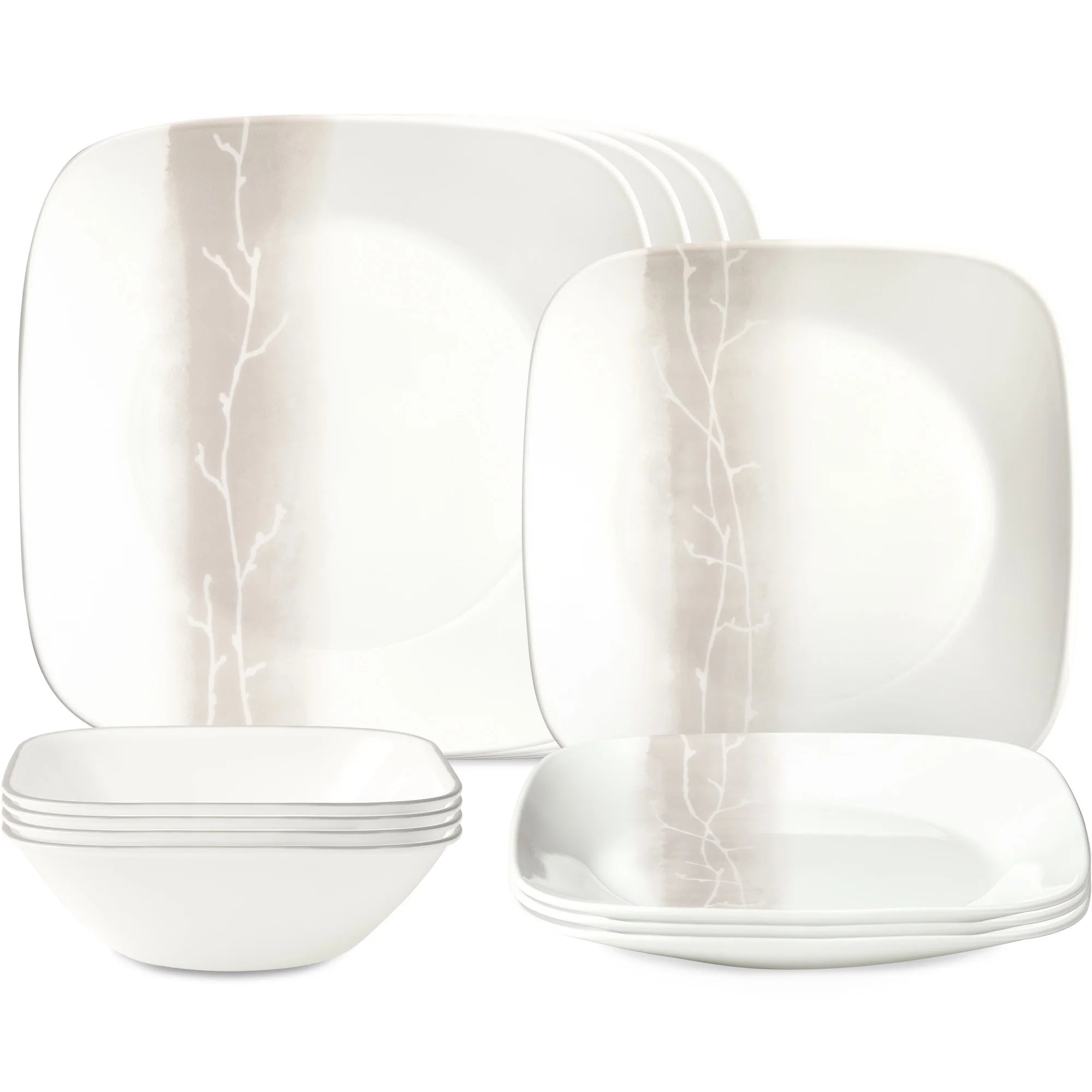 Wandering Groves 12-piece Dinnerware Set, Service for 4