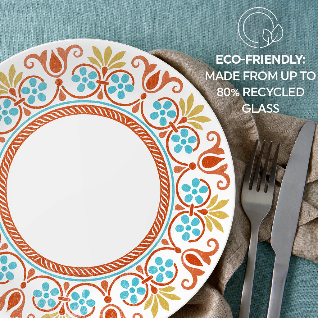 Global Collection Terracotta Dreams 10.25” Dinner Plates, 4-pack - Image 5