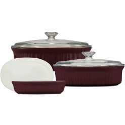 6-piece Bakeware Set, Cabernet