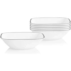 Urban Arc Square 22-ounce Cereal Bowl, 6 pack
